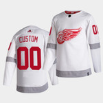 Detroit Red Wings 2021 Reverse Retro Custom White Special Edition Authentic Jersey - Youth