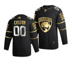 Florida Panthers Custom Black 2021 Golden Edition Limited Authentic Jersey