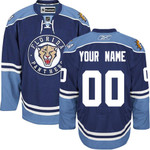 Florida Panthers NHL Custom Premium Alternate Blue Hockey Jersey