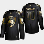 Florida Panthers Custom #00 Authentic 2019 NHL Golden Edition Black Player Jersey - Youth
