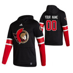 Ottawa Senators Custom 2021 Reverse Retro Authentic Pullover Special Edition Hoodie Black
