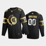 Ottawa Senators Custom #00 2020-21 Authentic Golden Black Limited Edition Jersey