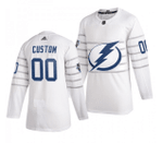 NHL Tampa Bay Lightning Custom 00 2020 NHL All-Star Game Authentic  White Jersey USA 2021