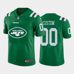 Men's New York Jets Customized Black 2020 Team Big Logo Stitched Limited Jersey