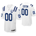 Youth Indianapolis Colts White 35th Anniversary Game Customized Jersey