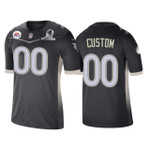 Men's Tennessee Titans Custom Anthracite 2021 AFC Pro Bowl Game Jersey