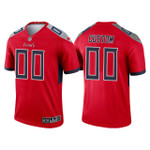 Youth Tennessee Titans #00 Custom 2021 Inverted Legend Jersey - Red