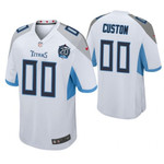 Tennessee Titans White 20th Anniversary Game Customized Jersey