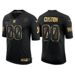 Custom #00 Dallas Cowboys 2020 Salute to Service Golden Limited Jersey - Black