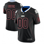 Men's New York Giants 2018 Lights Out Color Rush Limited Black Customized Jersey