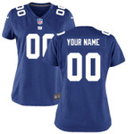 Women’s New York Giants Royal Customized Game Jersey