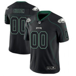 Youth Philadelphia Eagles 2018 Lights Out Color Rush Limited Black Customized Jersey