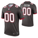 Youth Custom #00 Tampa Bay Buccaneers Pewter Legend Jersey