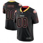 San Francisco 49ers 2018 Lights Out Color Rush Limited Black Customized Jersey