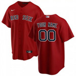 Mens Boston Red Sox Red Alternate 2020 Replica Custom Jersey