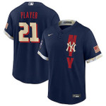 Men's New York Yankees Navy 2021 All-Star Game Custom Replica Jersey