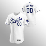Men's Kansas City Royals Custom Authentic White 2020 Home Jersey