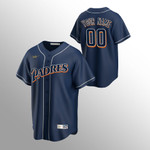San Diego Padres Custom Navy Cooperstown Collection Jersey