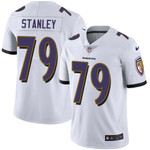 Youth Baltimore Ravens 79 Ronnie Stanley Elite White Jersey