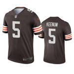 Cleveland Browns Case Keenum Brown Legend Jersey - Men's