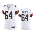 Women's Cleveland Browns JC Tretter White 2020 Game Jersey