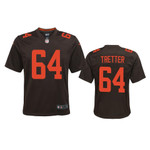 Youth Cleveland Browns JC Tretter Brown 2020 Alternate Game Jersey