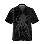 Octopus In Polynesian Style Hawaiian Shirt, Unique Octopus Shirt For Men