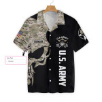 US Army Digital Camo Skull EZ05 3008 Custom Hawaiian Shirt