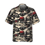 Vintage Hot Rod Hawaiian Shirt, Retro Hot Rod Shirt For Men