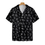 Stickfigures Playing Golf On Black Background EZ14 2301 Hawaiian Shirt