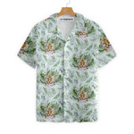 Tropical Green Leaves And Jungle Tiger Shirt For Men Hawaiian Shirt