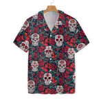 Sugar Skulls And Roses EZ22 2610 Hawaiian Shirt