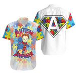 Autism Avenger - Autism Support Superhero Hawaiian Shirt