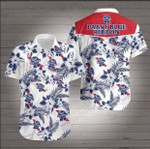 Pabst Blue Ribbon Hawaiian 3d Shirt Summer Button Up Shirt For Men Beach Wear Short Sleeve Hawaii Shirt