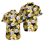 NFL Pittsburgh Steelers Flower Hawaii 3d Shirt TNT-00087-HWS