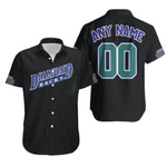 Personalized Any Name 00 Arizona Diamondbacks Alternative Black Jersey Inspired Style Hawaiian Shirt