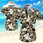 Army Black Knights Hawaiian Shirt Summer Button Up Shirt For Men Beach Wear Short Sleeve Hawaii Shirt