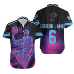 Lebron James 6 Miami Heat Legend Vice Art For Fan Hawaiian Shirt