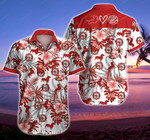 Firefighter Dachshund Hawaii Shirt Summer Button Up Shirt For Men Beach Wear Short Sleeve Hawaii Shirt