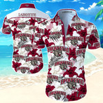 Lafayette Leopards Hawaiian Shirt Summer Button Up Shirt For Men Beach Wear Short Sleeve Hawaii Shirt