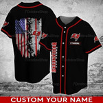 NFL Tampa Bay Buccaneers 3D  Baseball Shirt - Baseball Jersey LF