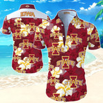 Iowa State Cyclones Hawaiian Shirt Summer Button Up Shirt For Men Beach Wear Short Sleeve Hawaii Shirt