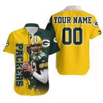 Aaron Rodgers 12 Green Bay Packers Nfl 2020 Season Champion Thanks Super Bowl Personalized Hawaiian Shirt