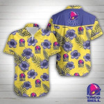 Taco Bell Hawaii Shirt Summer Button Up Shirt For Men Beach Wear Short Sleeve Hawaii Shirt
