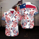Texas tropical Hawaiian Shirt White Men Women Beach Wear Short Sleeve Hawaii Shirt