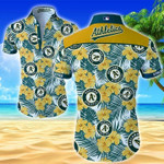 Oakland Athletics Hawaiian Shirt Summer Button Up Shirt For Men Beach Wear Short Sleeve Hawaii Shirt