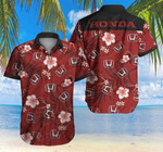 Tlmus Honda Hawaii Shirt Summer Button Up Shirt For Men Beach Wear Short Sleeve Hawaii Shirt