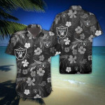 NFL Oakland Raiders Flower Hawaii 3d Shirt Olrd3d02150620 DS0-01124-HWS