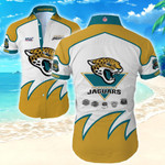 Nfl Jacksonville Jaguars Hawaiian Shirt Tropical Shirt Mens Summer Button Up Shirt For Men Beach Wear Short Sleeve Hawaii Shirt