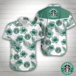Starbucks Coffee Hawaiian Shirt Summer Button Up Shirt For Men Beach Wear Short Sleeve Hawaii Shirt
